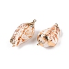 Natural Sea Shell Pendants SSHEL-N038-31-2