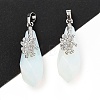 Opalite Faceted Teardrop Pendants G-Q163-04P-04-1