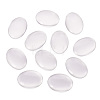 Transparent Clear Glass Flat Back Cabochons GGLA-TA0001-02-40x30-2