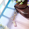 Number 1 Transparent Resin Keychains KEYC-TADJ0001-10A-4