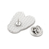 Dog Enamel Pin with Brass Butterfly Clutches JEWB-A006-02E-3