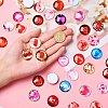 70Pcs Flatback Glass Cabochons for DIY Projects GGLA-SZ0001-33A-3