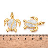 Ion Plating(IP) 304 Stainless Steel Polymer Clay Rhinestone Pendants STAS-N115-17G-3