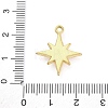 304 Stainless Steel Pendants STAS-V003-05G-10-3