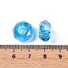 Transparent Glass European Beads GPDL-N005-D14mm-A09-3