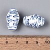 Handmade Porcelain Beads PORC-N014-01-4