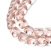 Transparent Glass Beads Strands GLAA-L050-A12-3