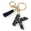 1Pc Resin Letter Keychains KEYC-TADJ0001-09K-2