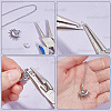 50Pcs 5 Colors Brass Open Jump Rings KK-BBC0027-91-6