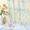 PE Plastic Star Moon Sequins Fabric DIY-WH0816-598C-4
