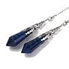 Natural Lapis Lazuli Pointed Dowsing Pendulum Big Pendants G-H285-06P-A29-2