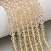 Natural Lemon Quartz(Heated) Beads Strands G-K365-F02-6mm-1