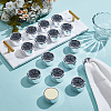 24Pcs Self-adhesive ABS Towel Storage Hook AJEW-GO0004-96-4