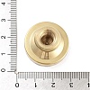 Texture Theme Roung Brass Stamp Head AJEW-M036-06C-G-3