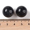 Synthetic Blue Goldstone No Hole Sphere Beads G-K353-04D-26-3