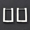 Non-Tarnish 304 Stainless Steel Huggie Hoop Earrings STAS-R115-21P-5