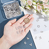 288Pcs 36 Style 304 Stainless Steel Alphabet LetterA~Z Charms and Number 1~9 Charms STAS-DC0002-31-3