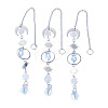 3Pcs Glass Hanging Suncatchers HJEW-TADJ0017-1
