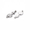 Non-Tarnish 304 Stainless Steel Connector Charms STAS-N097-099P-NR-2