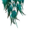 Iron Woven Web/Net with Feather Pendant Decorations AJEW-B017-23-4