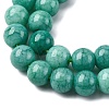 Ombre Effect Dyed Glass Beads Strands GLAA-T031-01O-09-4