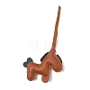 Horse PU Leather Pendant Decorations HJEW-A012-01A-2