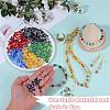 2 Bags Imitation Artificial Crystal Glass Beads GLAA-SZ0001-95A-04-3