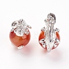 Natural Carnelian/Red Agate Pendants G-G713-I09-2