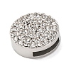 304 Stainless Steel Rhinestone Slide Charms STAS-P421-04B-P-2
