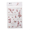 Flower Pattern Waterproof Self Adhesive Hot Stamping Stickers DIY-I063-12-1