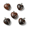 Natural Mahogany Obsidian Pendants G-F820-10A-05-1