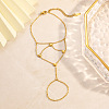 304 Stainless Steel Link Ring Bracelets WG5E194-01-5