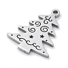 Christmas Theme Anti-Tarnish 304 Stainless Steel Pendants LS-STAS-R003-04P-03-2
