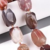 Natural Red Botswana Agate Beads Strands G-N362-07A-06-1