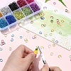 10 Colors Aluminum Wire Open Jump Rings FIND-YW0004-97-5