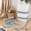 10Yards Polyester Lace Ribbon OCOR-PH0008-04A-4