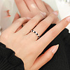 925 Sterling Silver and Enamel Finger Rings FS-WG5A77D-05-2