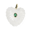 Natural Quartz Crystal Carved Pendants G-C276-01G-15-1