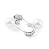 Rack Plating Brass Studs Earrings for Women KK-Z038-02P-2