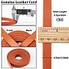 2M Flat Leather Cord LC-WH0007-07B-03-2