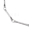 304 Stainless Steel Bar Link Chain Necklaces NJEW-K249-16P-2