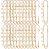 30Pcs Iron Brooch Findings IFIN-SC0002-10A-KCG-7