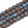 Natural Chalcedony Beads Strands X-G-S333-8mm-014C-1