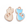 Alloy Enamel Pendants ENAM-TAC0001-24D-2