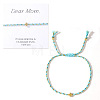 Mother's Day Adjustable Brass Bead Braided Bead Bracelets YE2550-11-1
