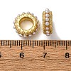 Brass European Beads KK-A270-06G-3