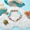 Handmade Polymer Clay Heishi Beads Stretch Bracelet BJEW-JB07372-03-2