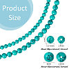 2 Strands 2 Styles Synthetic Turquoise Beads Strands G-PH0003-48A-2