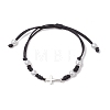 Cross Alloy Link Bracelets BJEW-JB11528-01-2