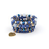 Boho Style Wood Beaded Stretch Bracelet Sets for Women WGE3C3B-28-1